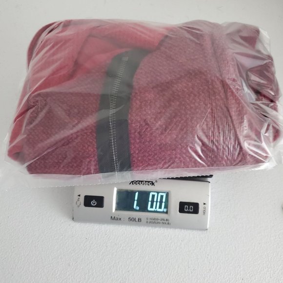 Yushi Womens Red Cowl Neck Zipper Accent Tunic Size XL Long Sleeve Asymmetrical - Picture 6 of 7